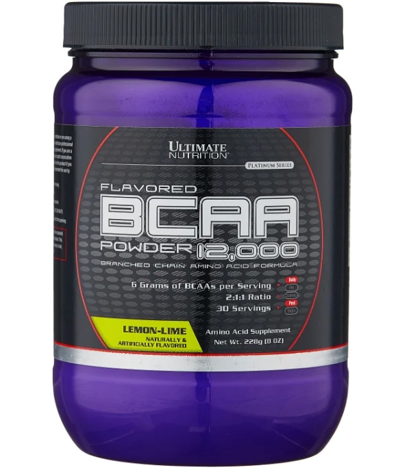 Ultimate Nutrition BCAA 12000 228 г, lemon/lime