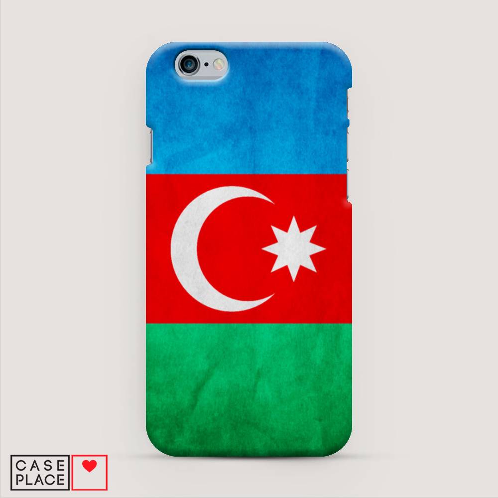 

Пластиковый чехол "Флаг Азербайджана" на Apple iPhone 6, 10420-4