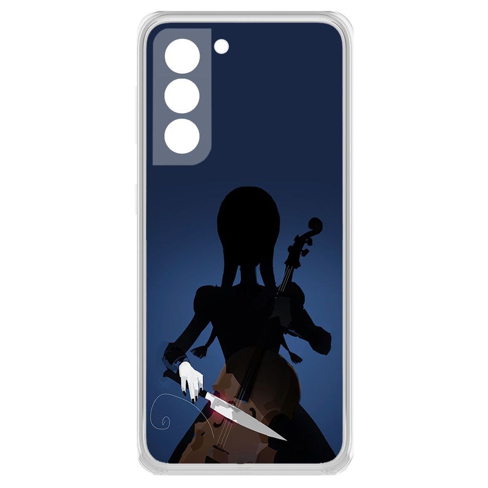 

Чехол-накладка Krutoff Clear Case Уэнсдей Аддамс - Тизер для Samsung Galaxy S21+ (G996)