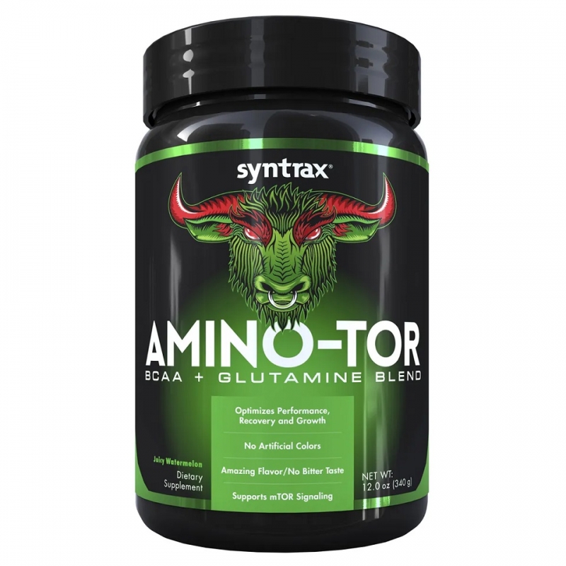 фото Syntrax amino-tor, 340 г, вкус: сочный арбуз