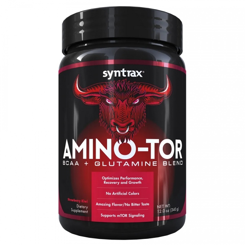 фото Syntrax amino-tor, 340 г, вкус: клубника-киви