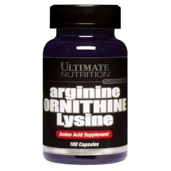 Ultimate Nutrition Arginine/Ornithine/Lysine, 100 капс