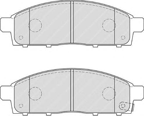

Тормозные колодки FERODO fdb4023