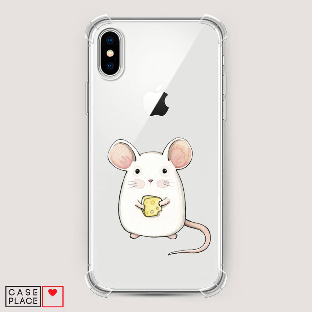 

Чехол Awog на Apple iPhone XS Max (10S Max) / Айфон XS Max (10S Max) "Мышка", Разноцветный, 11951-1