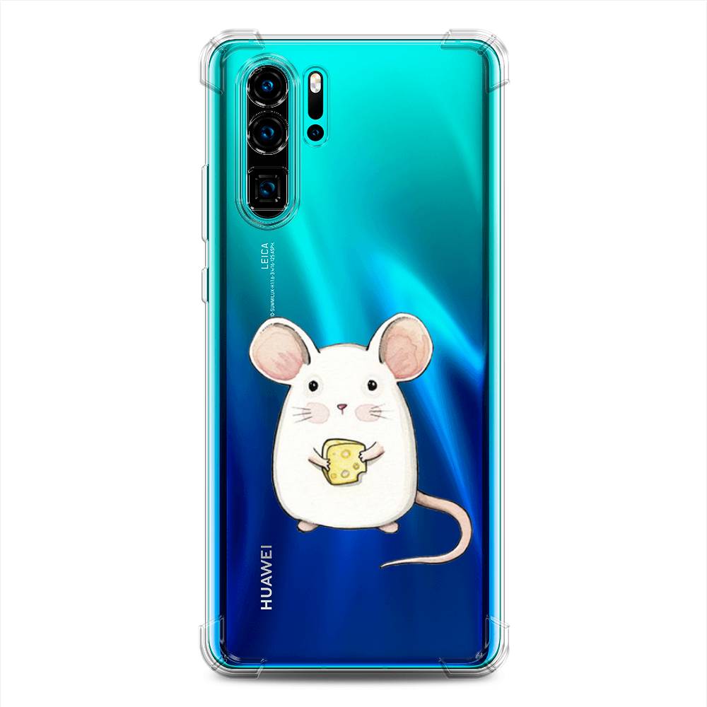 фото Противоударный силиконовый чехол "мышка" на huawei p30 pro awog