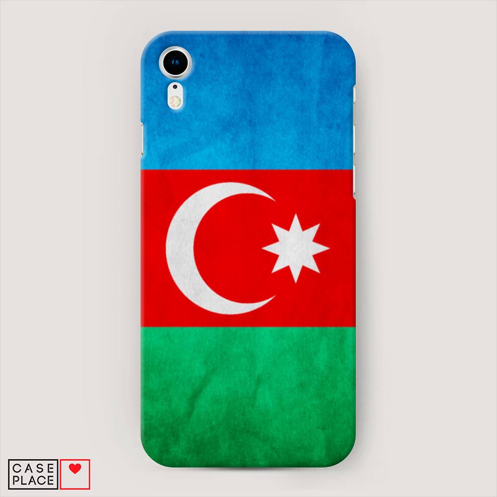 

Пластиковый чехол "Флаг Азербайджана" на Apple iPhone XR (10R), 12020-4