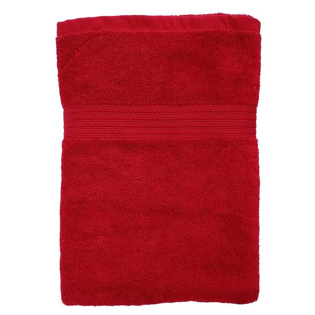 Полотенце Cottonika Стандарт 50x90 см маxровое красное