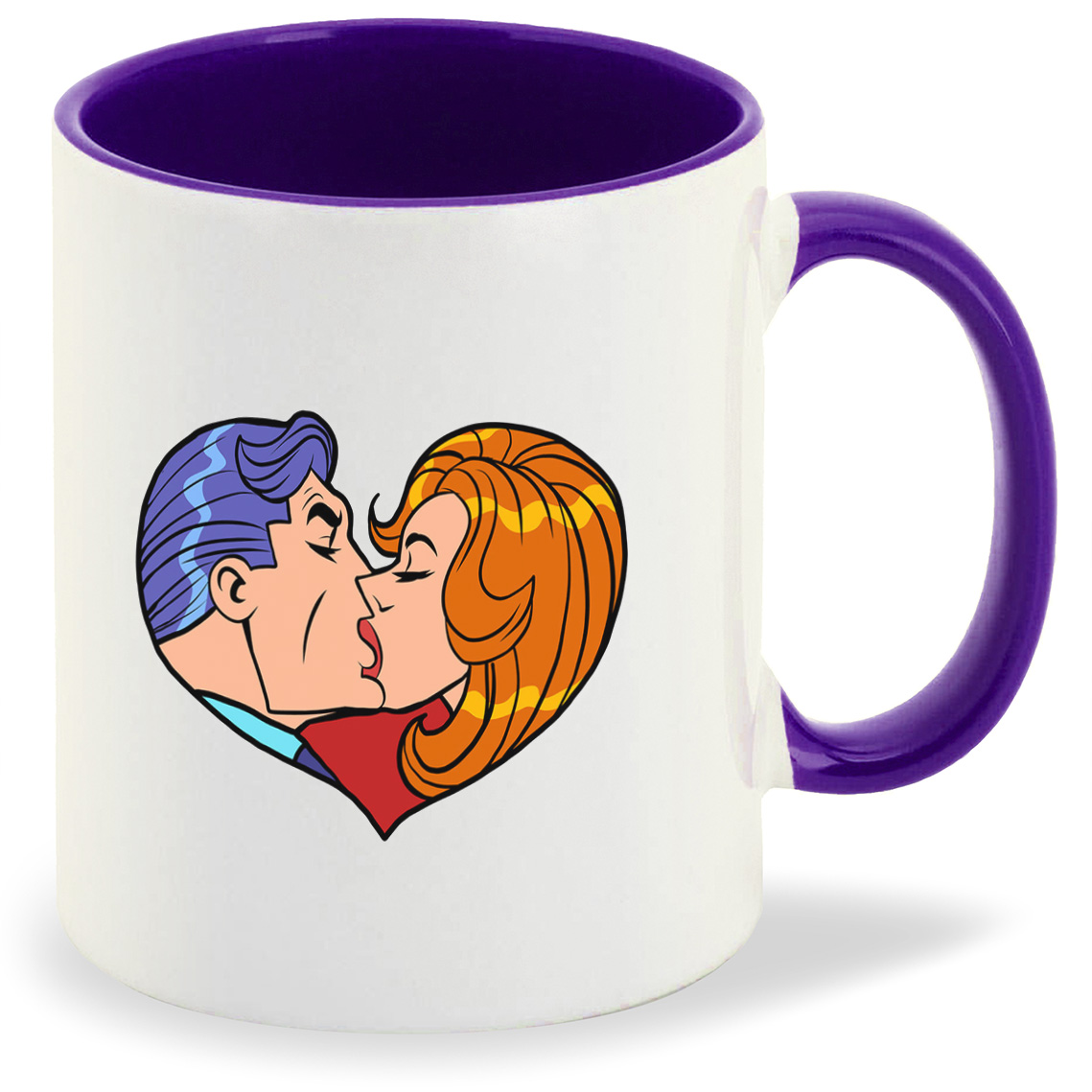 

Кружка CoolPodarok Илюстрация.Поп арт поцелуй, Илюстрация.Поп арт поцелуй