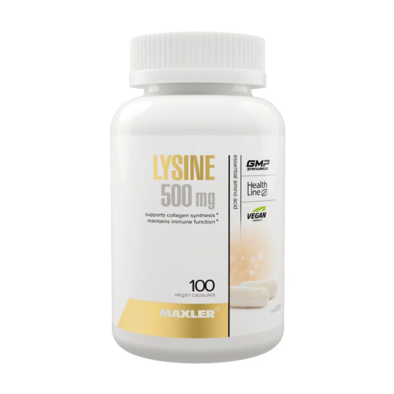 

Maxler Lysine 500 мг, 100 капс, Lysine 500 мг