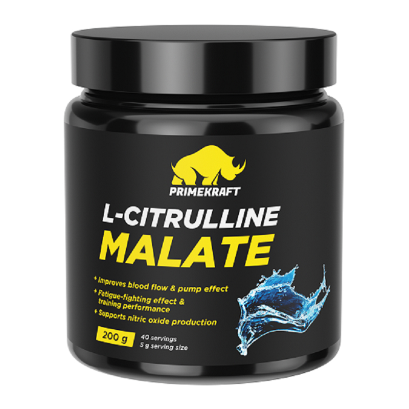 

PrimeKraft L-Citrulline Malate pure, 200 г, L-Citrulline Malate pure