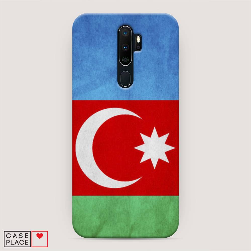 

Пластиковый чехол "Флаг Азербайджана" на Oppo A9 (2020), 251920-4