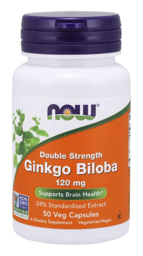 фото Now ginkgo biloba 120 mg, 50 капс