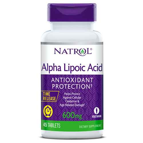 Natrol Alpha Lipoic Acid 600 мг, 45 таб