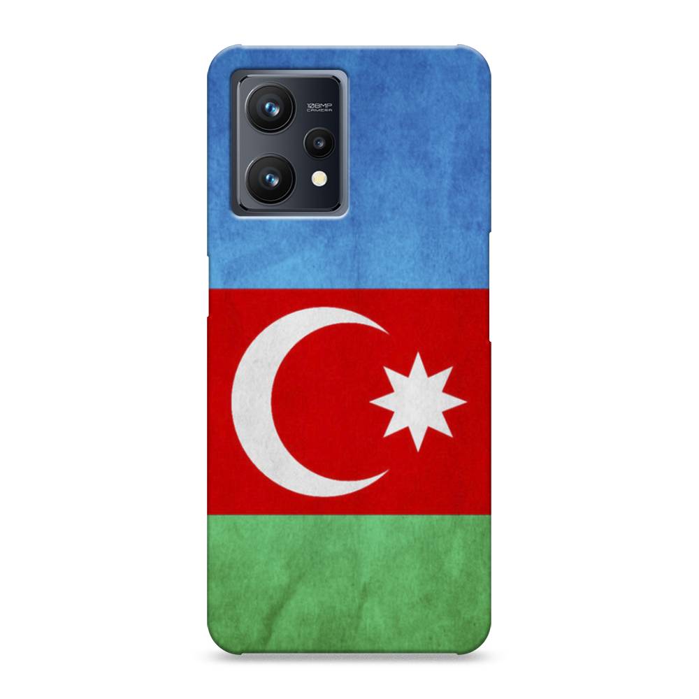 

Пластиковый чехол "Флаг Азербайджана" на Realme 9 Pro Plus, 258720-4