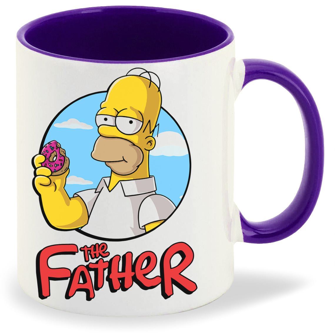 

Кружка CoolPodarok Прикол Семья Симпсоны The father Папа, Прикол Семья Симпсоны The father Папа