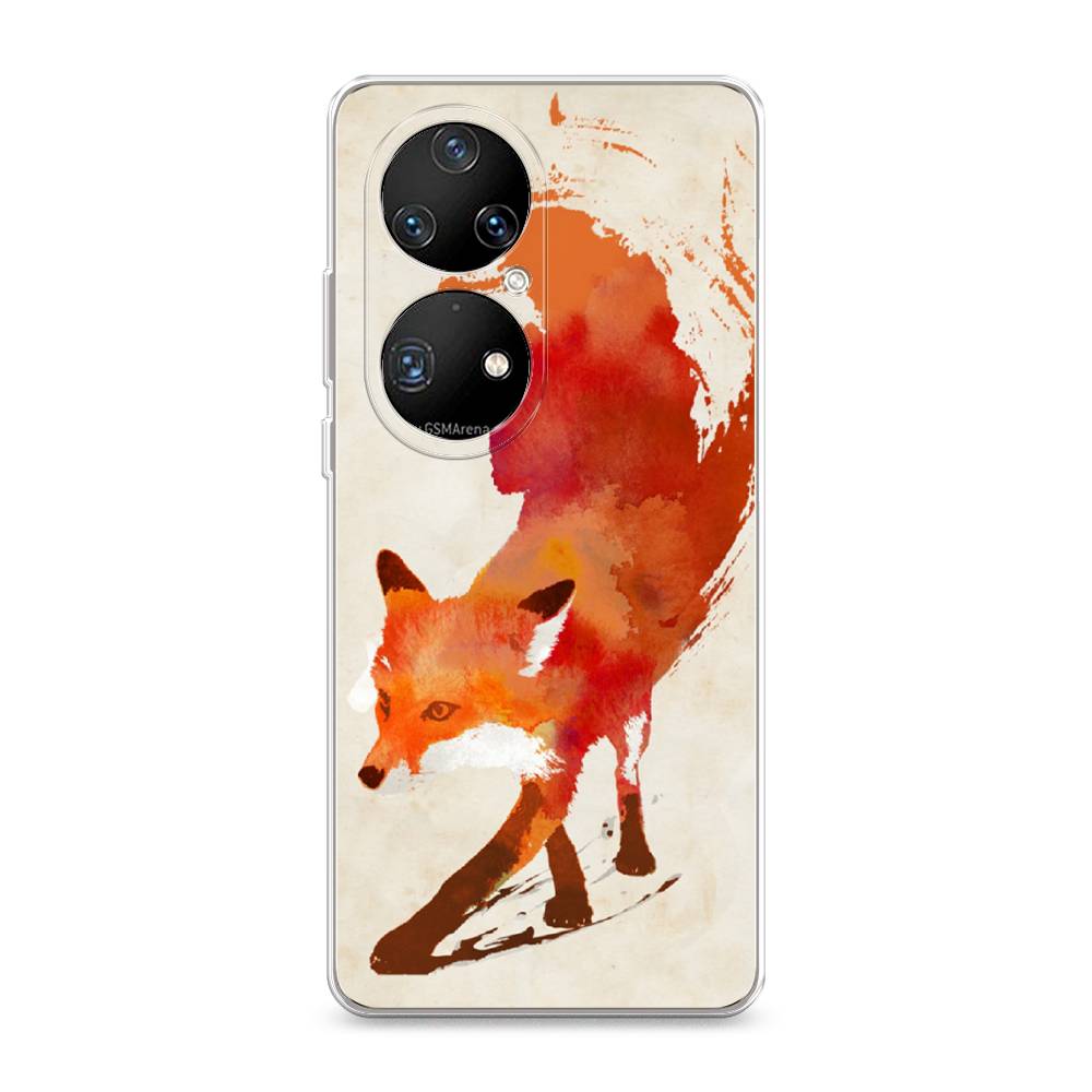 

Чехол Awog на Huawei P50 Pro "Лиса", Разноцветный, 6105050-10