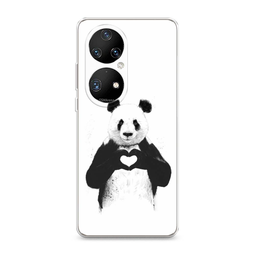 

Чехол Awog на Huawei P50 Pro "Панда love", Разноцветный, 6105050-10