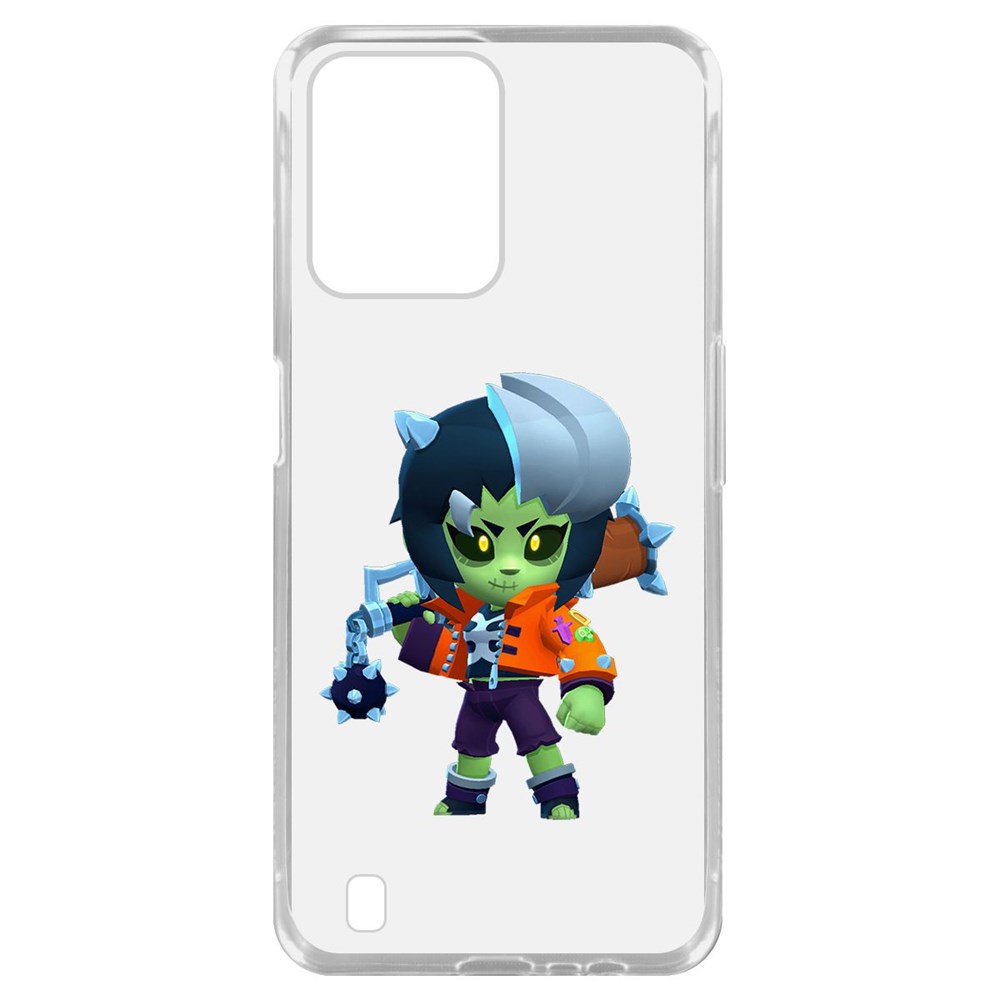 

Чехол-накладка Brawl Stars-ЗомБиби для Realme C31, Прозрачный