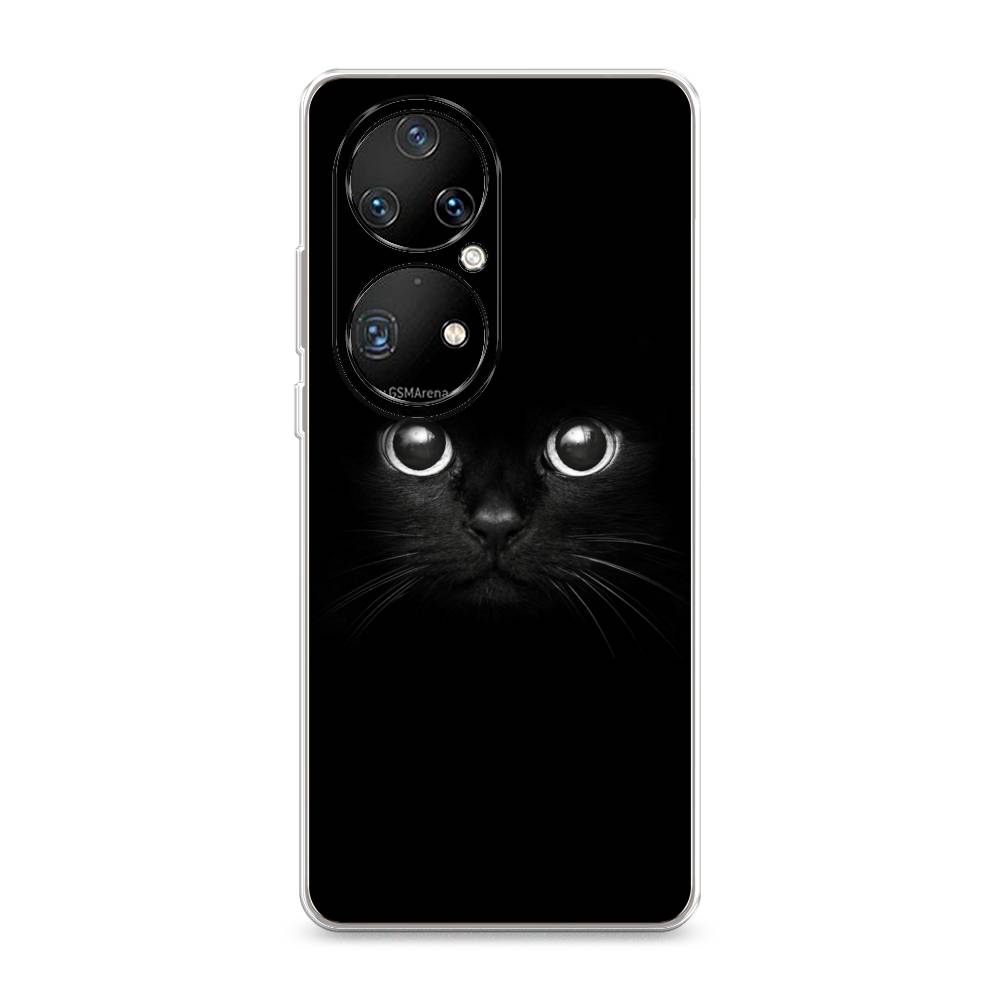 

Чехол Awog на Huawei P50 Pro "Взгляд черной кошки", Разноцветный, 6105050-1