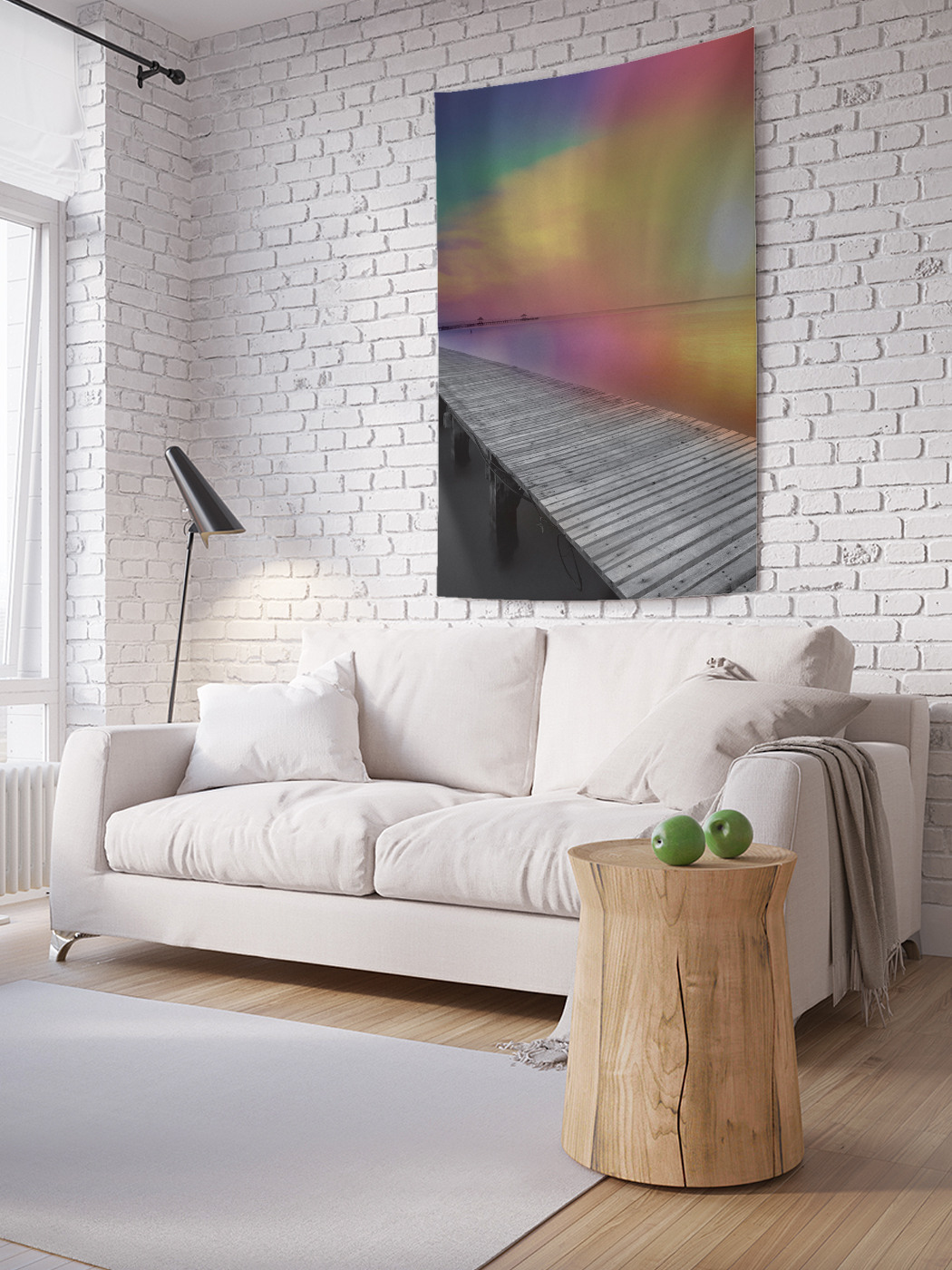 

Вертикальное фотопанно на стену JoyArty Мост вокруг земли 100x150 см, Мост вокруг земли