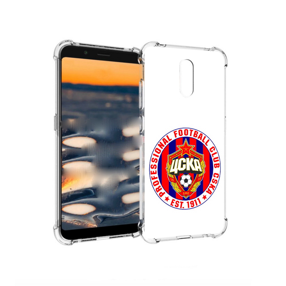

Чехол MyPads Tocco для Nokia C2 ФК ЦСК логотип (PT227055.113.178), Прозрачный, Tocco
