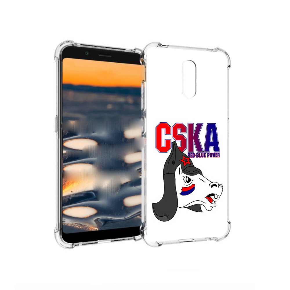 

Чехол MyPads Tocco для Nokia C2 ФК ЦСК лошадка россия (PT227055.113.179), Прозрачный, Tocco