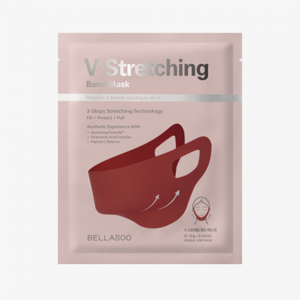 Маска CKD Тканевая Bellasoo mask v-stretching band Лифтинг моделирующая 12г