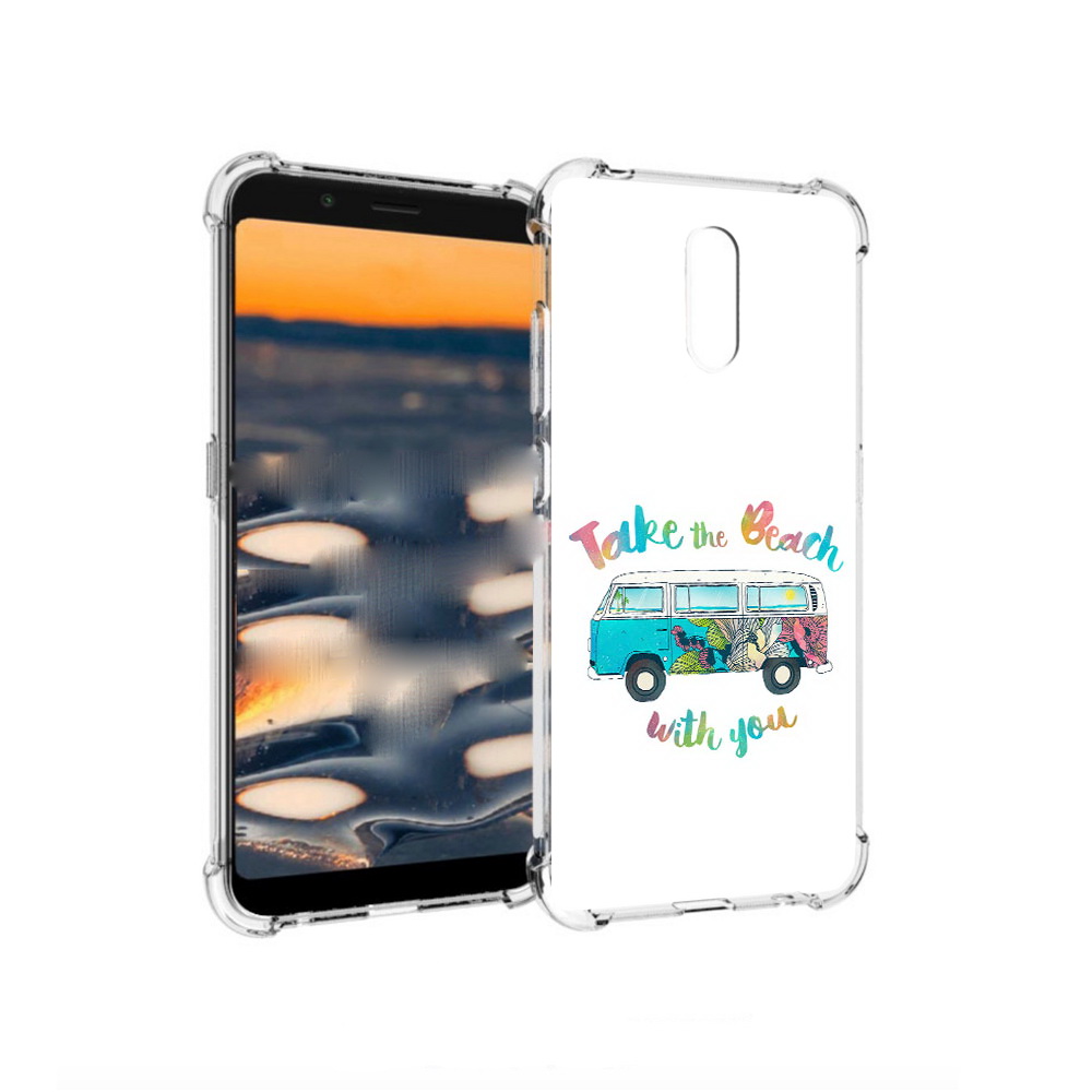 

Чехол MyPads Tocco для Nokia C2 Хиппи автобус (PT227055.113.190), Прозрачный, Tocco