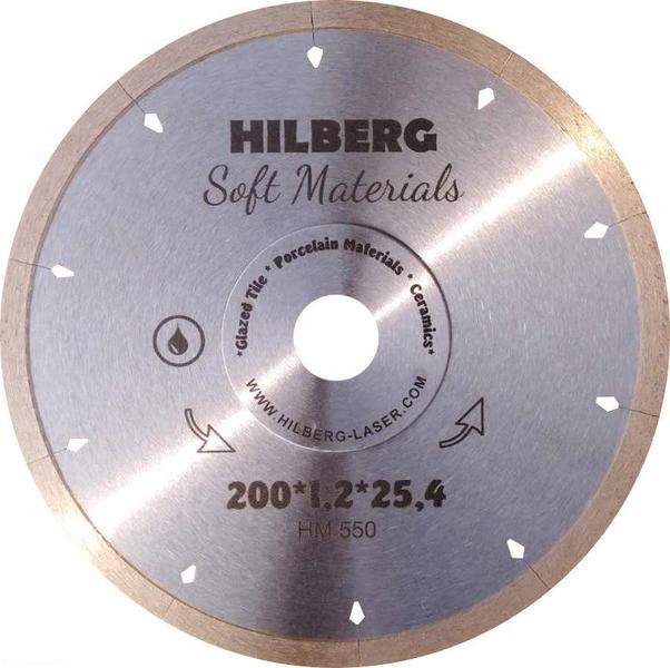 Диск алмазный отрезной Hilberg 200*25,4 Hilberg Hyper Thin 1,2 mm HM550 диск trio diamond utw507 алмазный отрезной ultra thin premium 250х25 4х10 мм