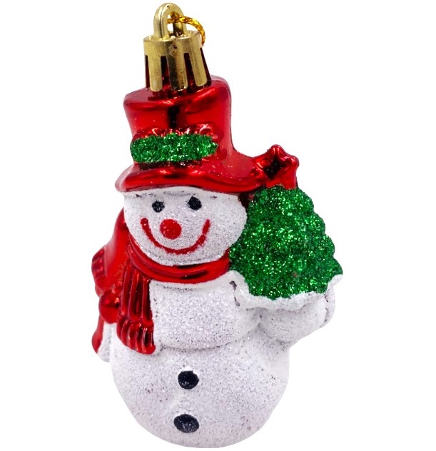 

Елочная игрушка Снеговик SNO1, Разноцветный