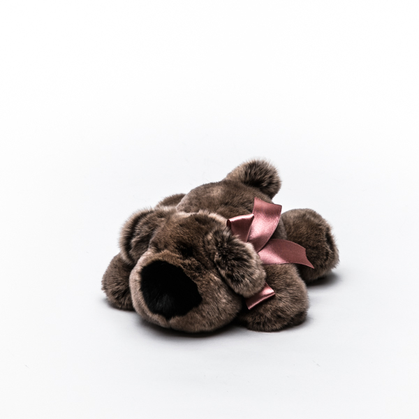 

Игрушка из натурального меха OnlyFur Собака Шанель маленькая коричневая, Коричневый