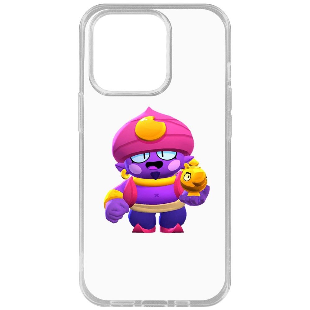

Чехол-накладка Brawl Stars-Джин для iPhone 14 Pro