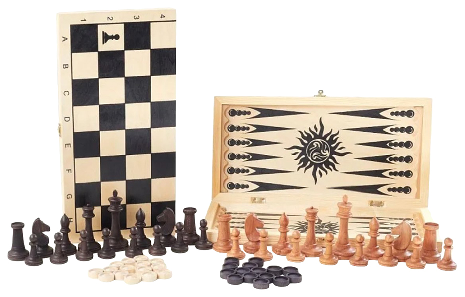 

Игра 3в1 Фабрика игр Классика нарды, шахматы, шашки