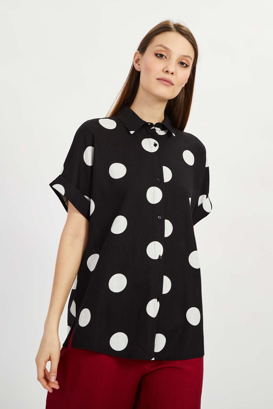 

Блуза женская Baon B1922005 черная XS, B1922005