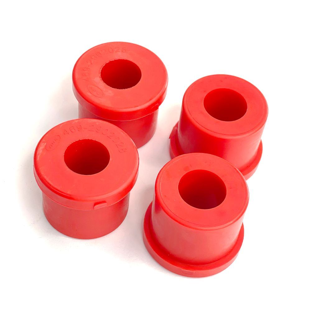 Втулка рессоры УАЗ 469 (полиуретан) Тв 65 красная (4 шт) redBTR