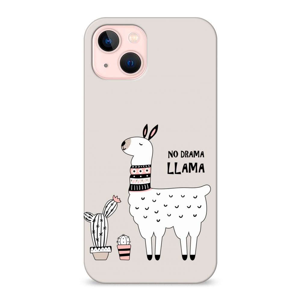 

Пластиковый чехол "No drama LLama" на Apple iPhone 13, 14220-1