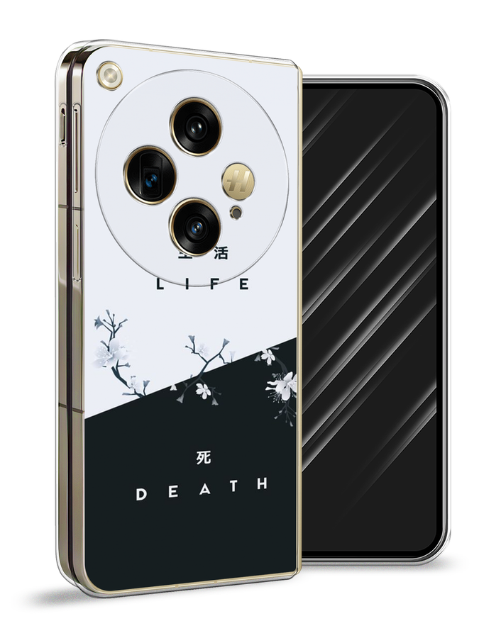 

Чехол Awog на Oppo Find N3 "Life and death", Черный;серый, 2515550-1