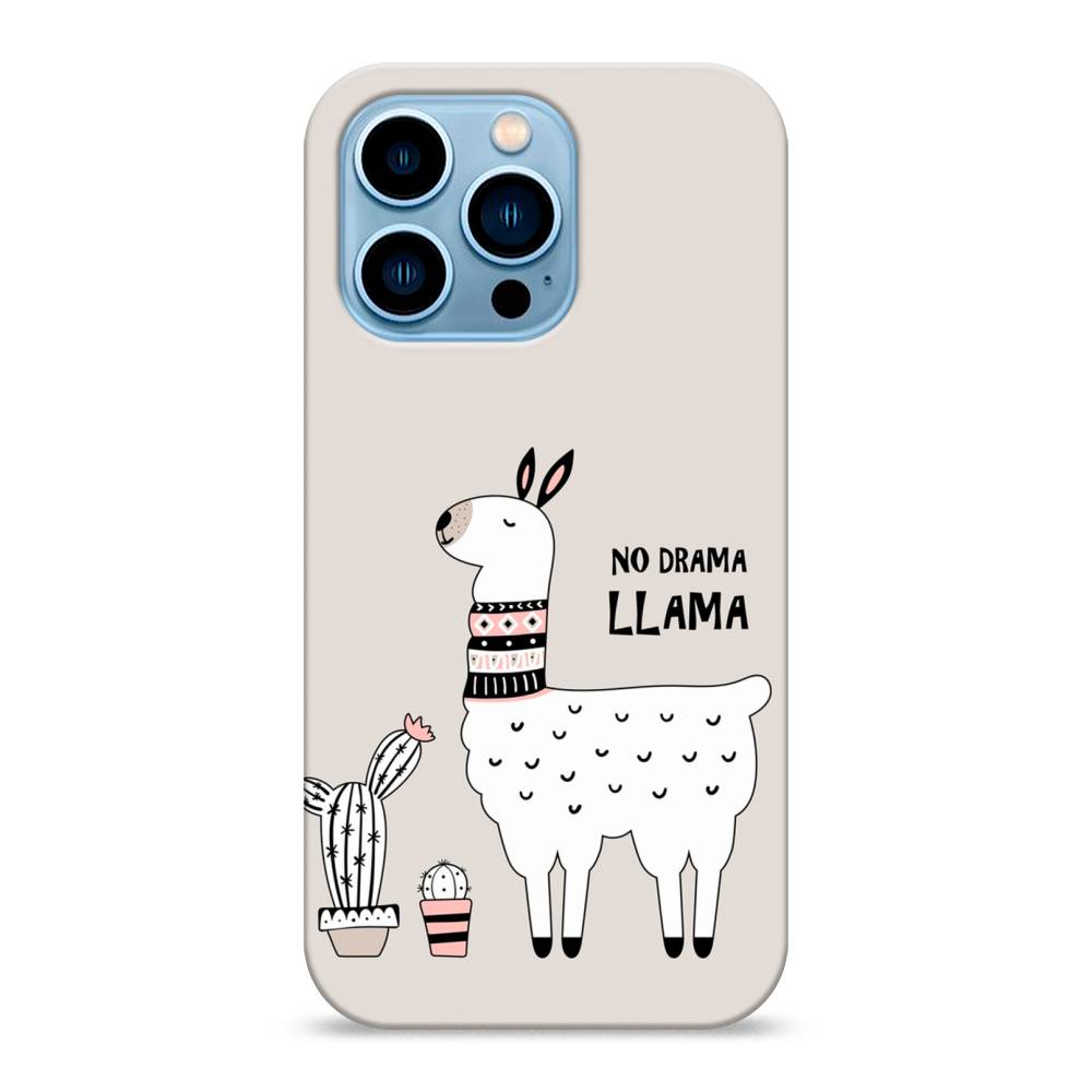 

Пластиковый чехол "No drama LLama" на Apple iPhone 13 Pro, 14320-1