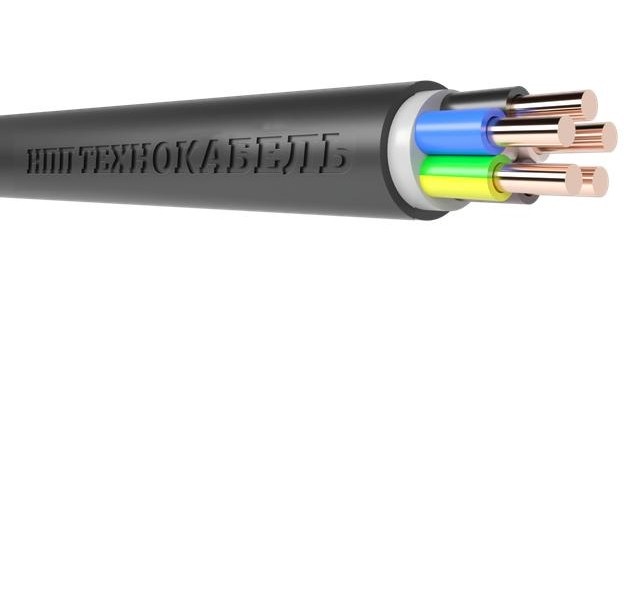 Кабель ППГнг(А)-HF 5х4 ОК (N PE) 0.66кВ (м) Технокабель 00-00148276