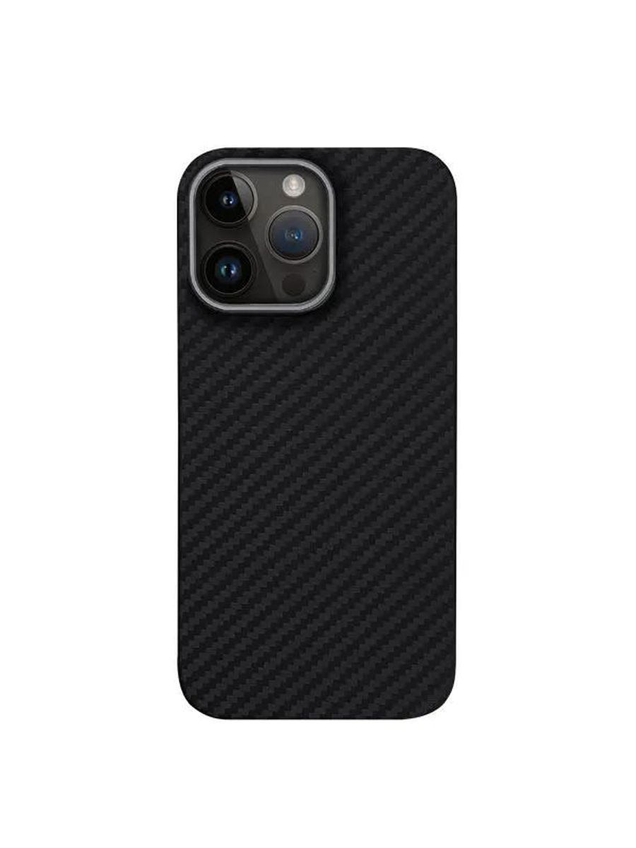 

Чехол KZDOO Keivlar для iPhone 15 Pro Max кевлар Черный, iPhone 15 Pro Max
