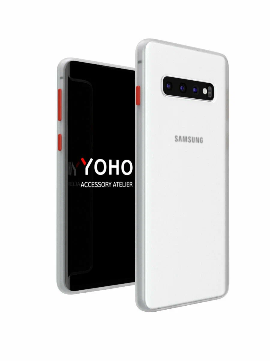 

Чехол защитный Yoho - противоударный, для телефона Samsung Galaxy S20 Ultra. Белый