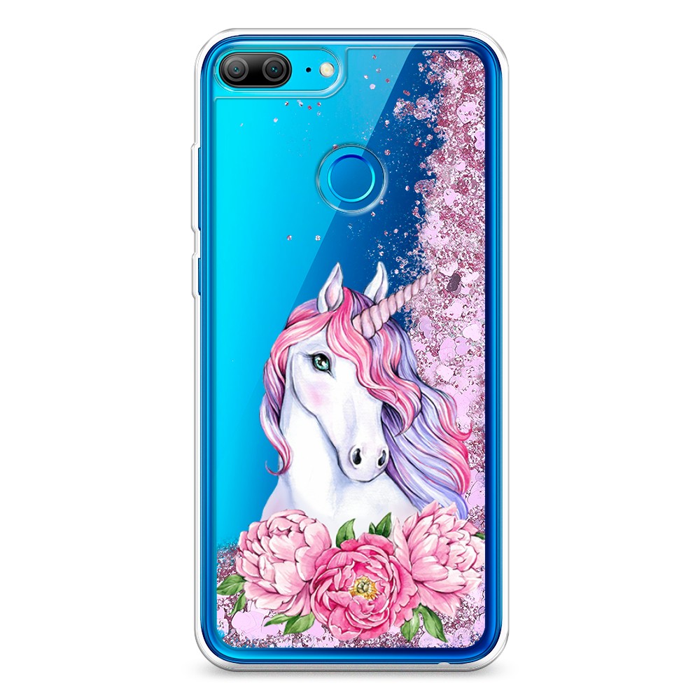 

Чехол Awog "Единорог с пионами" на Honor 9 Lite, 64294-1
