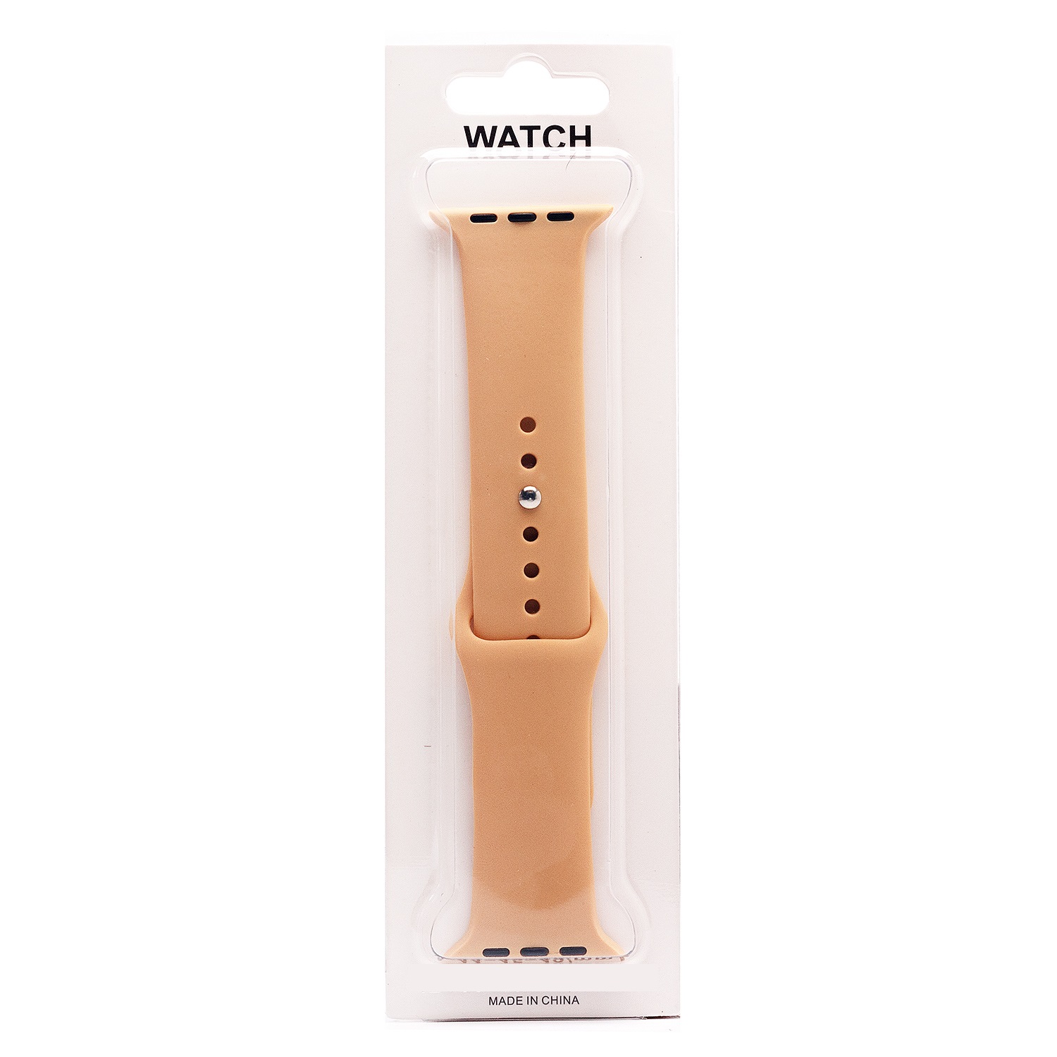 

Ремешки для Watch 38/40/41 mm Sport Band силиконовый (размер S) <бежевый>