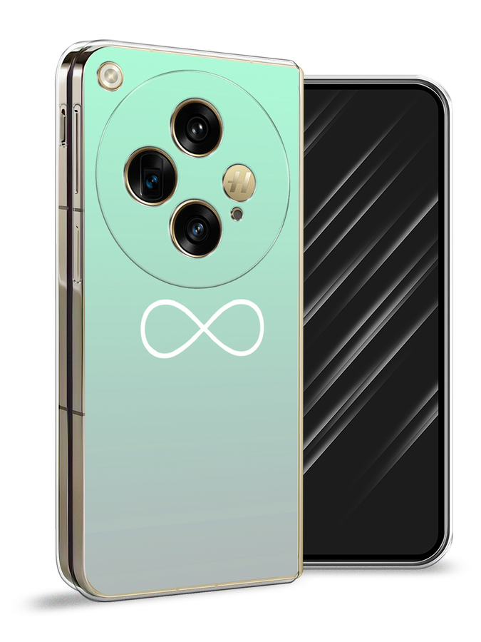

Чехол Awog на Oppo Find N3 "Бесконечность от Тиффани", Бирюзовый, 2515550-1