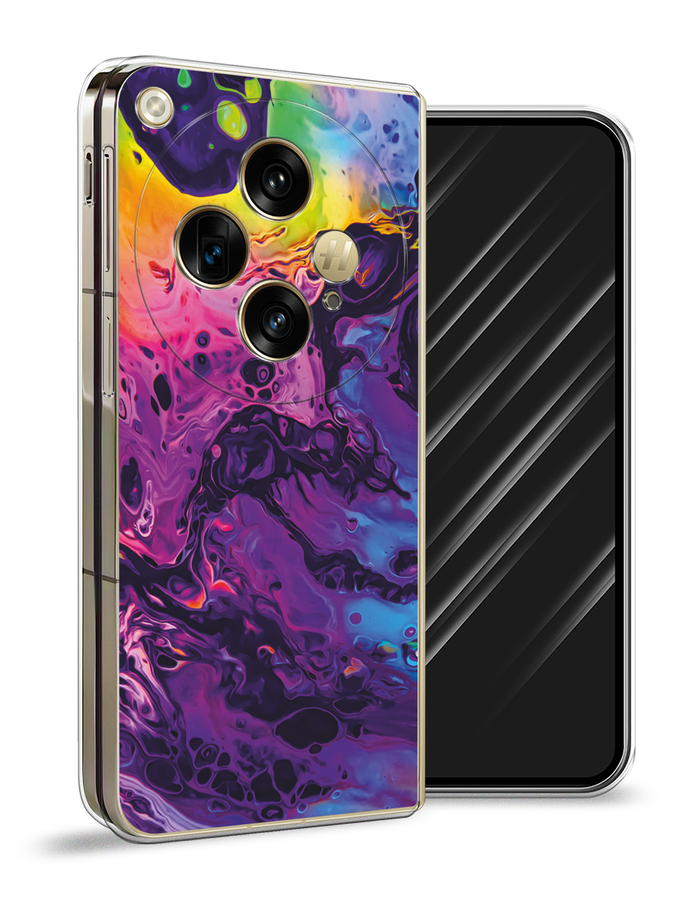 

Чехол Awog на Oppo Find N3 "ACID fluid", Бордовый, 2515550-1