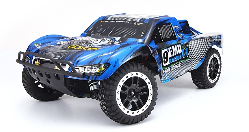 Радиоуправляемый шорт-корс трак Remo Hobby Truck 9emu 4WD RTR, 1:10, 2.4G, RH1021-BLUE радиоуправляемый шорт корс remo hobby 10ex3 4wd rtr масштаб 1 10 2 4g rh10ex3pro blue