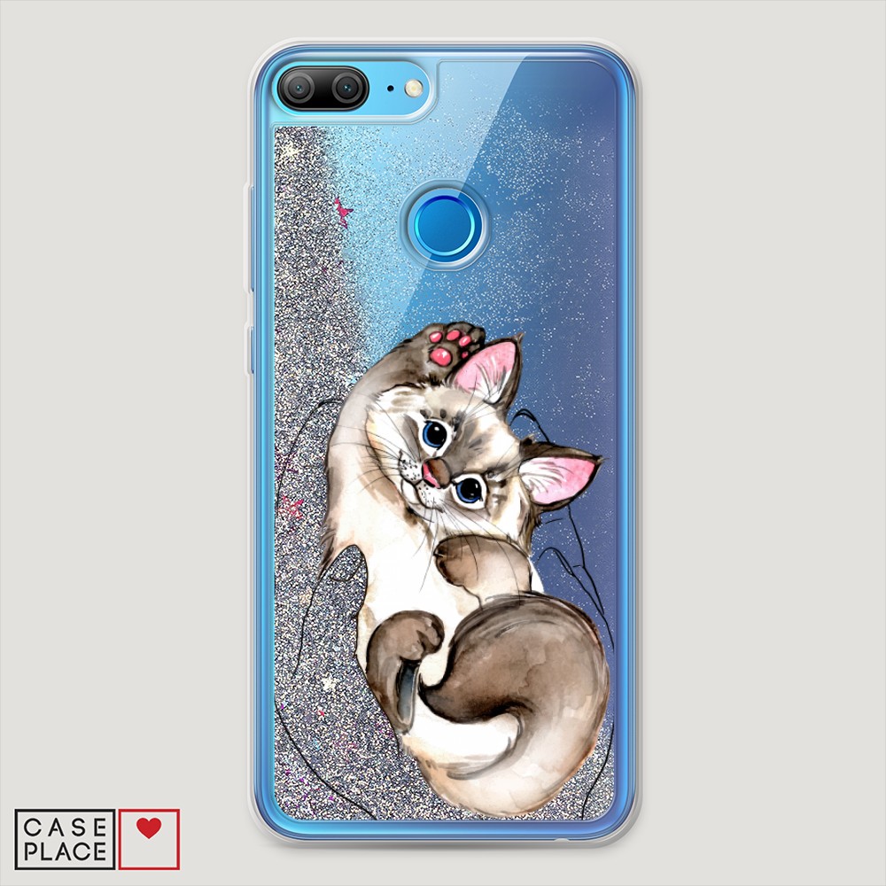 

Чехол Awog на Honor 9 Lite "Котенок в ладошках", Разноцветный, 64291-1