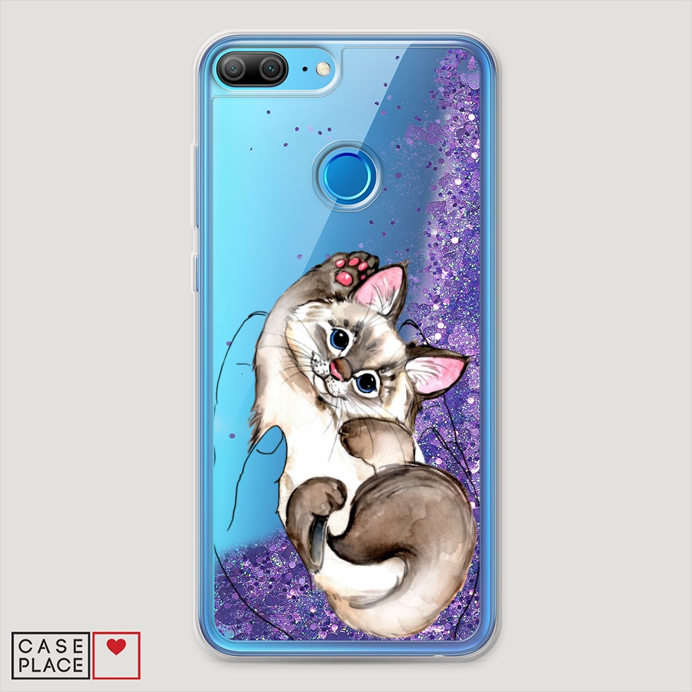 

Чехол Awog на Honor 9 Lite "Котенок в ладошках", Разноцветный, 64292-1