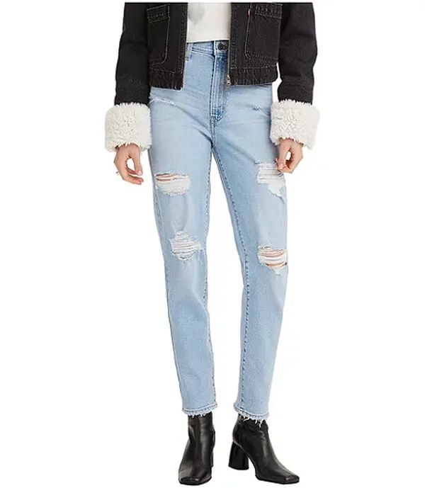 

Джинсы женские Levi's 26986-0027 синие 26-29, Синий, High-Waisted Mom Jeans