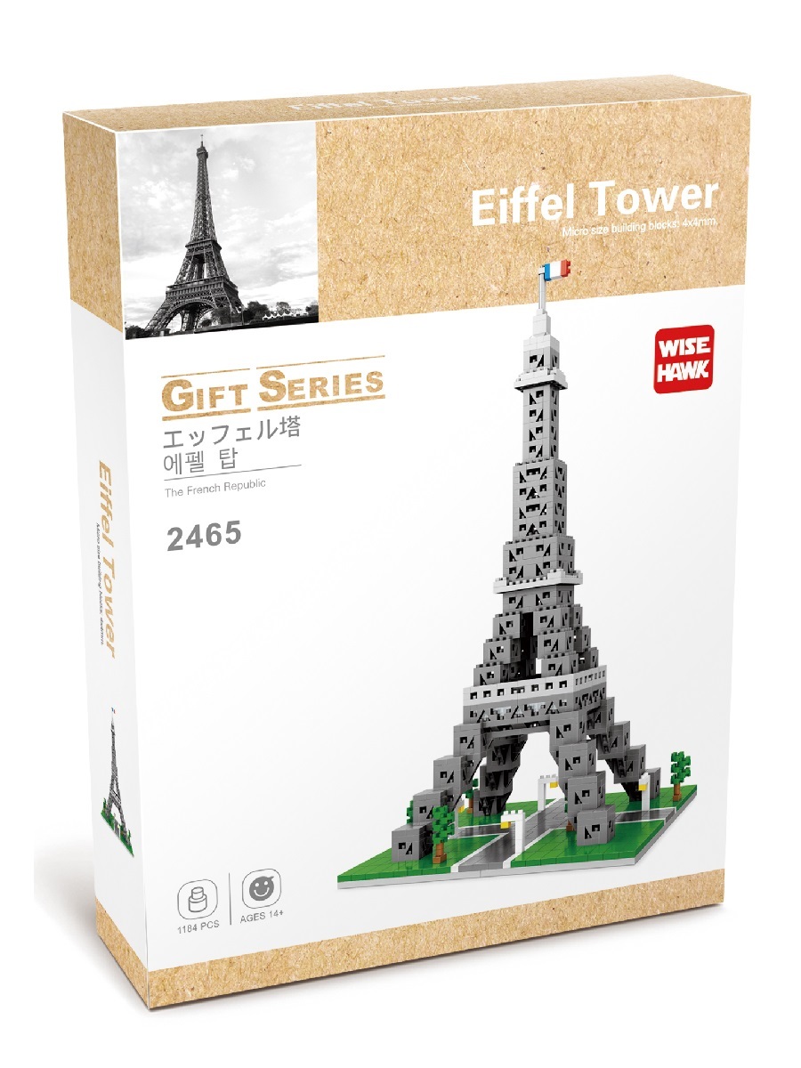 фото Конструктор wisehawk eiffel tower gift series, 1184 детали, no. 2465, 110581